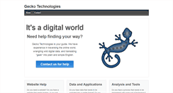 Desktop Screenshot of gecko-tech.com