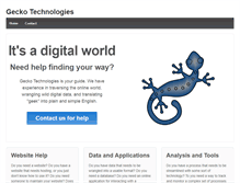 Tablet Screenshot of gecko-tech.com